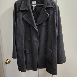 Old Navy Women's Charcoal Peacoat